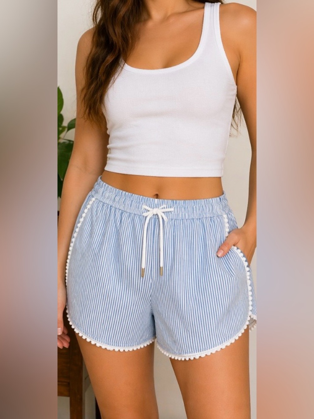 Southern Saints Pom Pom Shorts